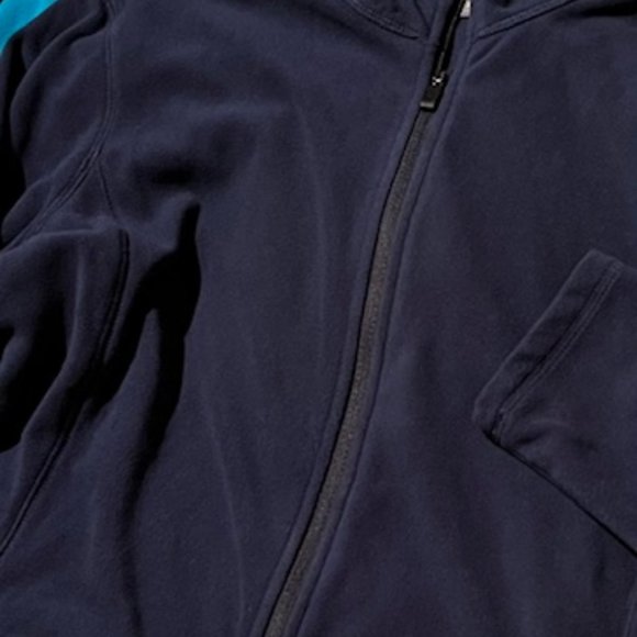 Women's Eddie Bauer Fleece XL Lightweight Full-Zip Dark Blue - Picture 5 of 8